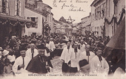 C16-47) BON ENCONTRE - LA RELIGION - LES FETES - SOUVENIR DU CINQUANTENAIRE - LA PROCESSION  - ( 2 SCANS ) - Bon Encontre