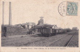 S18-59) DENAIN (NORD)  FOSSE L ' ENCLOS - VUE DE L ' INTERIEUR DES CHANTIERS - Denain