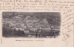 F5-82) MONTAIGU (TARN ET GARONNE) VUE GENERALE - ( 1903 - 2 SCANS ) - Montaigu De Quercy