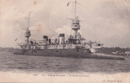 F7- LE " DUPUY LOME " CROISEUR - CUIRASSE  - BATEAU DE GUERRE - 1904 - ( 2 SCANS ) - Oorlog