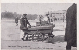 75) PARIS - LES PETITS METIERS PARISIENS - LE MARCHAND DE MARRONS - EDITEUR LAAS , PECAUD & Cie PARIS ( 2 SCANS ) - Artisanry In Paris