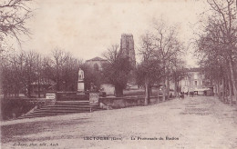 F13-32) LECTOURE (GERS) LA PROMENADE DU BASTION - ( 2 SCANS ) - Lectoure