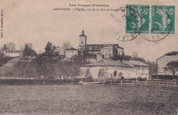 F14-88) CHATENOIS (VOSGES)  L ' EGLISE VUE DE LA RUE DE LONGCHAMP - Chatenois