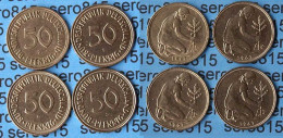 50 Pfennig Complete Set Year 1967 All Mintmarks (D,F,G,J) Jäger Nr. 424   (413 - Autres – Europe