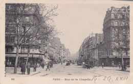 B2-75) PARIS (XVIII°) RUE DE LA CHAPELLE - 1905 - ( 2 SCANS )  - Arrondissement: 18