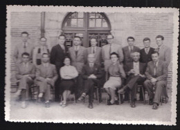 B2-82) AUVILLAR - ECOLE - LES INTITUTEURS ET INTITUTRICES   - ANNEE 1953  - 2 SCANS - Auvillar