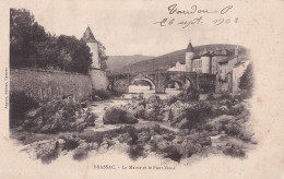 B3-81) BRASSAC (TARN) LA MAIRIE ET LE PONT VIEUX  - 1903  - ( 2 SCANS ) - Brassac