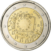 Espagne, 2 Euro, 2015, Madrid, 30 Ans   Drapeau Européen, SPL+, Bimétallique - Spagna