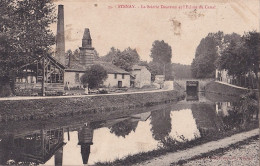 B5-55) STENAY (MEUSE) LA SCIERIE DRAPPIER ET L ' ECLUSE DU CANAL - 1910 - ( 2 SCANS ) - Stenay