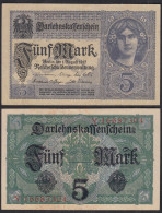 Deutschland - Germany 5 Mark 1917 Ro 54c Pick 56 VF (3) Serie Y  (29014 - Other & Unclassified