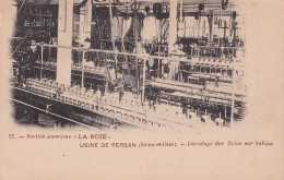 B13-95) USINE DE PERSAN - DEVIDAGE DES SOIES SUR BOBINE  - SOCIETE ANONYME " LA SOIE " - ( 2 SCANS ) - Persan