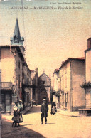 63 - Puy De Dome - MARINGUES - Place De La Barriere - Carte Toilée - Maringues