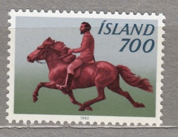 ICELAND ISLAND 1982 Fauna Horses Mi 584 MNH (**) #34016 - Neufs