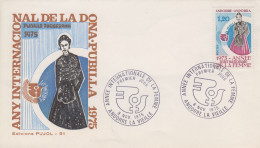 Enveloppe  FDC  1er  Jour   ANDORRE   ANDORRA    Année  Internationale  De  La   Femme   1975 - FDC