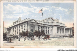 AJEP4-ETATS-UNIS-0284 - Public Library - 42nd And 5th Ave - NEW YORK CITY - Education, Schools And Universities