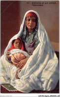 AJEP10-ALGERIE-0993 - Bédouine Et Son Enfant - Maternidad - Vrouwen