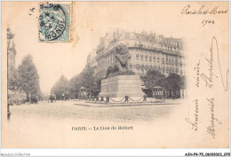 AJHP9-75-0716 - PARIS - Le Lion De Belfort - Statuen