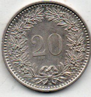 20 Centimes 1957 - 20 Rappen