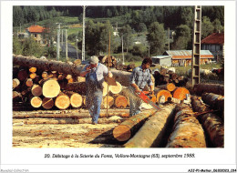 AJJP1-0008 - METIER - DEITAGE A LA SCIERIE DU FOREZ - VOLLORE-MONTAGNE - SEPTEMBRE 1988 - Industry