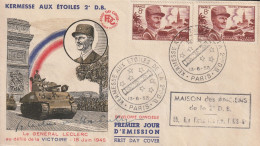 FDC - 1953 - Le Général Leclerc (avec Dédicace) - 1950-1959