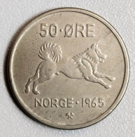 Norvège - 50 Ore 1965 - Norway