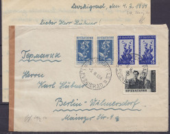 Bulgarie - LAC Affr. 44ct Càd LEVSKIGRAD /-5.II.1954 Pour BERLIN-WILMERSDORF - Cartas & Documentos