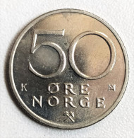 Norvège - 50 Ore 1989 - Noruega