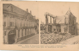 CPA-16509-Belgique -Ypres -2 Vues  D'un Quartier En Vision "avant Et Après" Destructions -guerre 14-18-Livraison Offerte - Ieper