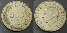 Monnaie Turquie - 1989  - 500 Lira - Turchia