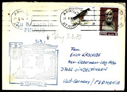 GRÈCE - PIRÄUS - SCHULSCHIFF DEUTSCHLAND -  - Lettres & Documents