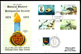 ISLE OF MAN - 1979 - HISTOIRE NATURELLE  - Lettres & Documents