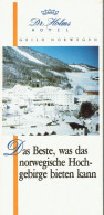 Vintage Tourism Brochure About "Dr. Holms Hotel" (Geilo, Norway) - Year 1993 - Cuadernillos Turísticos