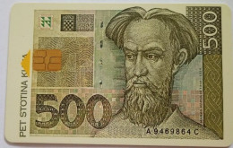 Croatia 500 Units Chip Card - Banknote - Croatie