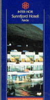 Vintage Tourism Brochure About "Inter Nor Sunnfjord Hotelll" (Forde, Norway) - Year 1993 - Reiseprospekte