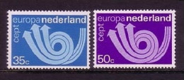 NIEDERLANDE MI-NR. 1011-1012 POSTFRISCH(MINT) EUROPA 1973 POSTHORN - 1973