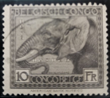 Belgisch Kongo 1923 Mi 66/77 Im Angebot Nur Mi 77° Gest. Elefant - Gebruikt