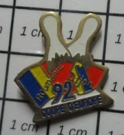 2519 Pin's Pins / Beau Et Rare : SPORTS / BOWLING COUPE D'EUROPE 92 ROUMANIE DIJON - Bowling