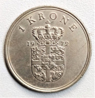 Danemark - 1 Krone 1972 - Danemark