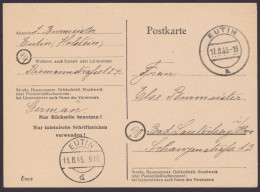 Eutin: Bedarfskarte, 17.8.45, O, Ansehen! - Lettres & Documents