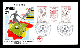 PJ-A 71 - Andorre La Vieille Pj Coupe Du Monde De Football - 12-6-1982 - FDC