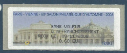 Reçu De Vignette De Distributeur LISA - ATM - Opéras De Vienne Et Paris - 1999-2009 Viñetas De Franqueo Illustradas