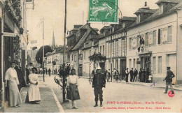 Pont St Pierre * Rue St Nicolas * Salon De Coiffure Coiffeur * Café Du Commerce * Pompier ? * Villageois - Andere & Zonder Classificatie