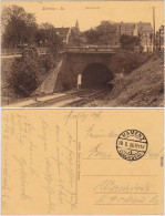 Kamenz Kamjenc Straßenpartie - Bahntunnel Oberlausitz 1916 - Kamenz