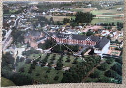 VIEUX-LEUZE Vue Aérienne St-Jean-de-Dieu CP Photo Véritable CIM Postée En 1966 - Lessines