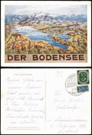 Ansichtskarte  Der Bodensee - Künstlerkarte 1955 - Non Classés