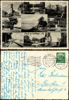 Uerdingen-Krefeld Crefeld Mehrbild-AK Mit Orts- Und Stadtteilansichten 1958 - Krefeld