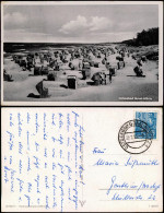 Ansichtskarte Graal-Müritz Strand Belebt, Ostsee Ostseebad DDR AK 1957 - Graal-Müritz