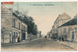4 CPA - LIVRY (Seine Et Oise) - 4 Cartes Ayant Voyagé : Rue De Meaux, L'Abbaye, Le Marché, Place De La Fontaine - Livry Gargan