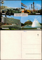 Hannover Mehrbild-AK Flughafen, Hotel Intercontinental, Messe, Stadthalle 1970 - Hannover