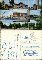 Hamm (Westfalen) Mehrbildkarte Mit 9 Ortsansichten Ua. Bahnhof, Hafen Uvm. 1960 - Hamm